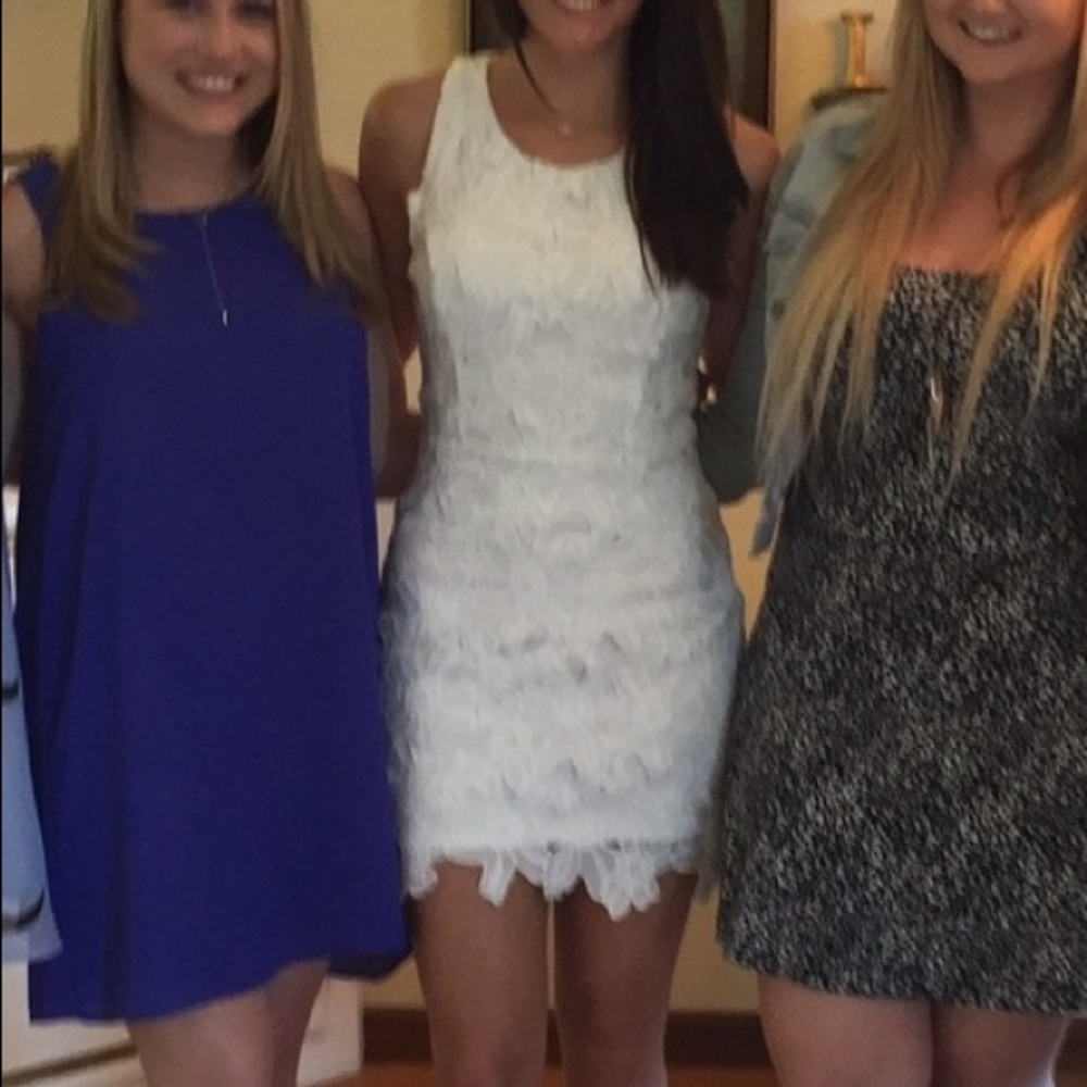 Short white dress from ASTR